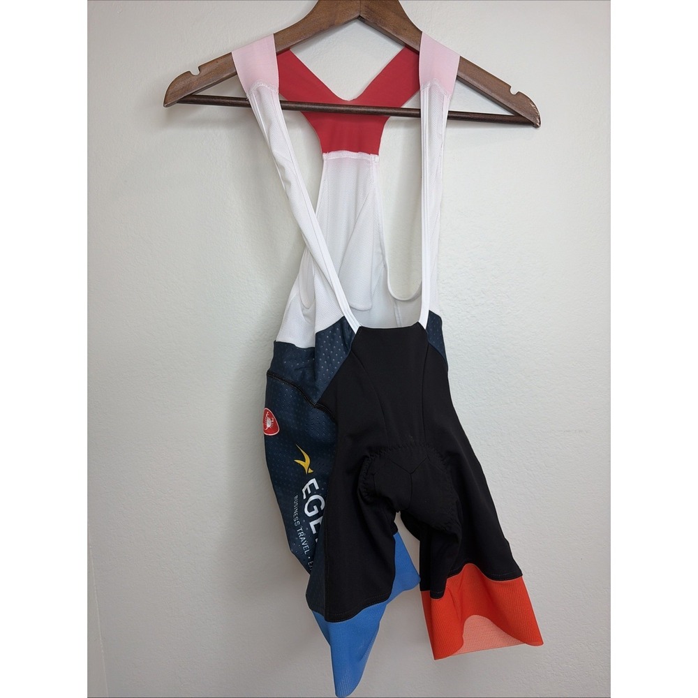 Castelli Men's Cycling Bib Shorts Size Medium Padded Chamois Road Bike Race